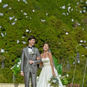 静岡県結婚式　静岡挙式フラワーシャワー