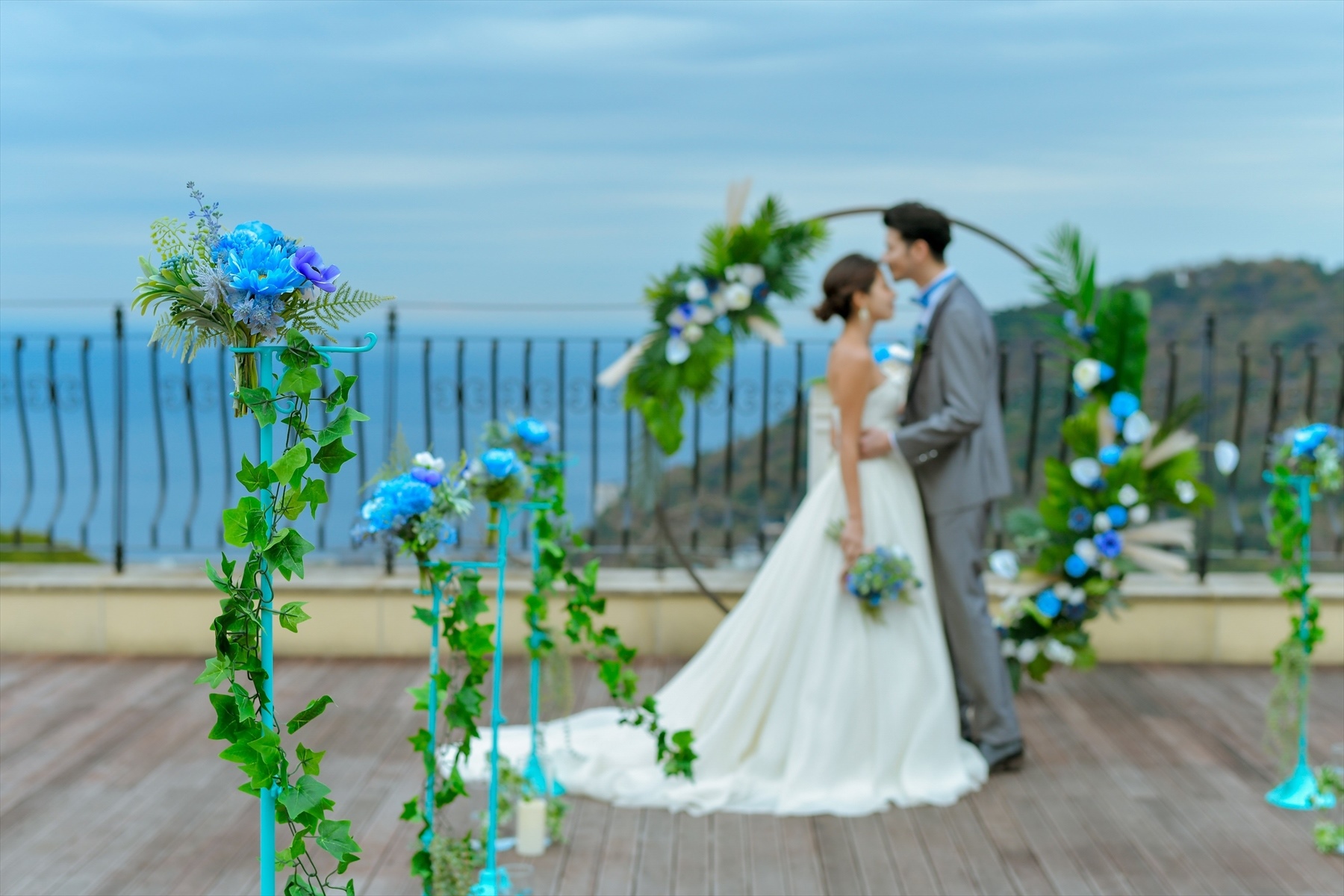 静岡熱海結婚式　ウェディングドレス　熱海スパ＆リゾート