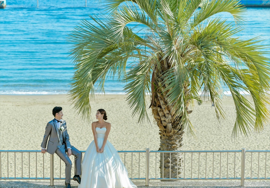 熱海前撮り　熱海ビーチフォトウェディング　静岡結婚式