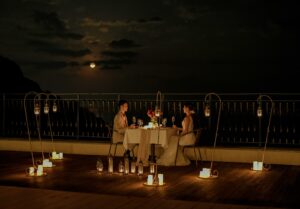 熱海結婚式　熱海ウェディングパーティー　キャンドルディナー