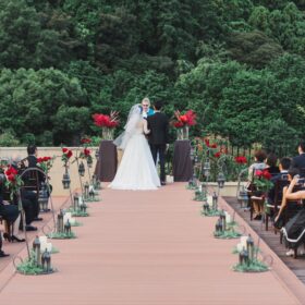 熱海結婚式場　会場装飾全景　人気