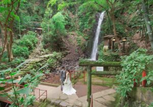 熱海結婚式　ウェディングフォト　自然