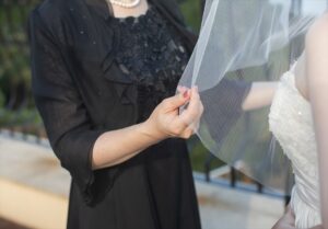 熱海結婚式　ヴェールダウン　ドレスアイテム