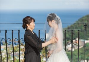 熱海結婚式　ウェディングフォト　新郎新婦